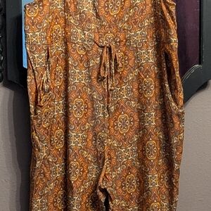 Bohemian Print Jumpsuit